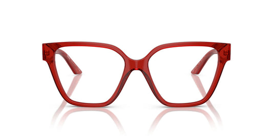 Versace Eyeglasses VE3358B 5476 54mm Transparent Red / Demo Lens
