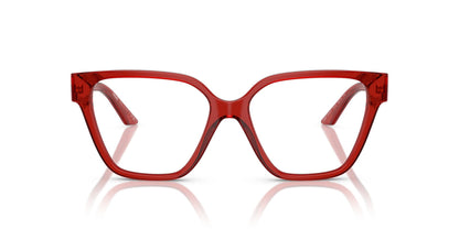 Versace Eyeglasses VE3358B 5476 54mm Transparent Red / Demo Lens