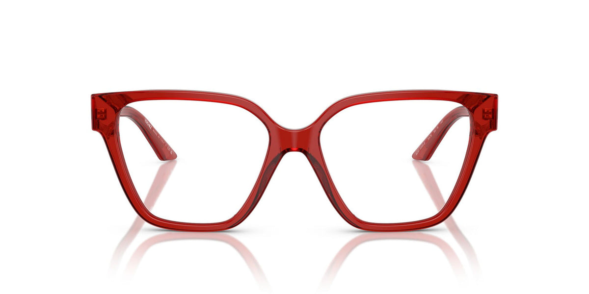 Versace Eyeglasses VE3358B 5476 54mm Transparent Red / Demo Lens