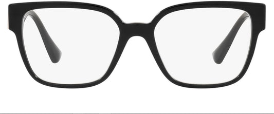 Versace VE3329B GB1 Eyeglasses 54mm Black / Clear Demo Lens