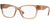 Versace Eyeglasses VE3283 5328 54mm Transparent Brown / Demo Lens