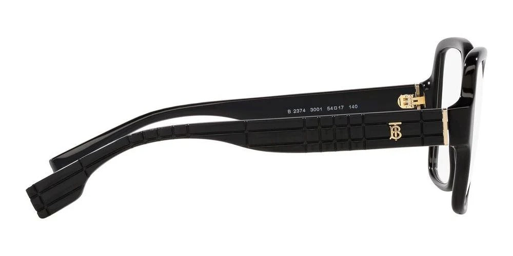 Burberry Eyeglasses BE2374 3001 52mm Black / Demo Lens
