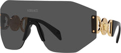 Versace Sunglasses VE2258 100287 Black-Gold / Dark Grey Lens