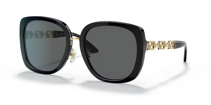 Versace VE4407D GB1/87 Sunglasses 56mm Black / Dark Grey Lens