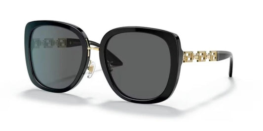 Versace VE4407D GB1/87 Sunglasses 56mm Black / Dark Grey Lens