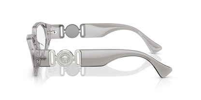 Versace Eyeglasses VE3320U 593 56mm Grey Transparent / Demo Lens