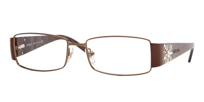 Versace VE1135B 1061 53mm Rectangle Eyeglasses Brown / Demo Lens