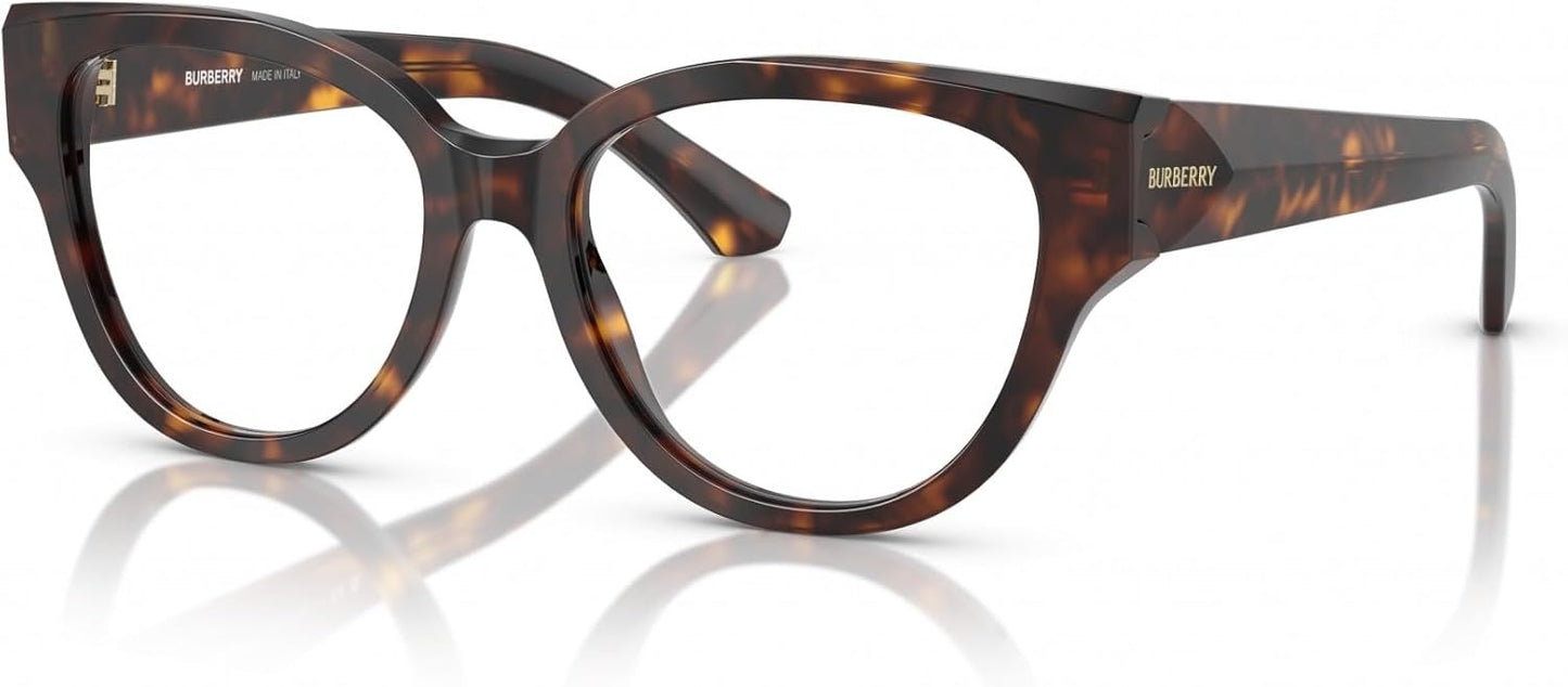 Burberry BE2421 3002 Eyeglasses 51mm Dark Havana / Clear Demo Lens