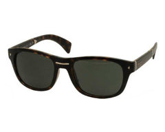 Prada Folding Sunglasses PR13OS 2AU0B2 58mm Havana / Green Lens