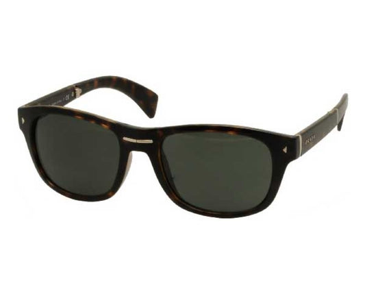 Prada Folding Sunglasses PR13OS 2AU0B2 58mm Havana / Green Lens