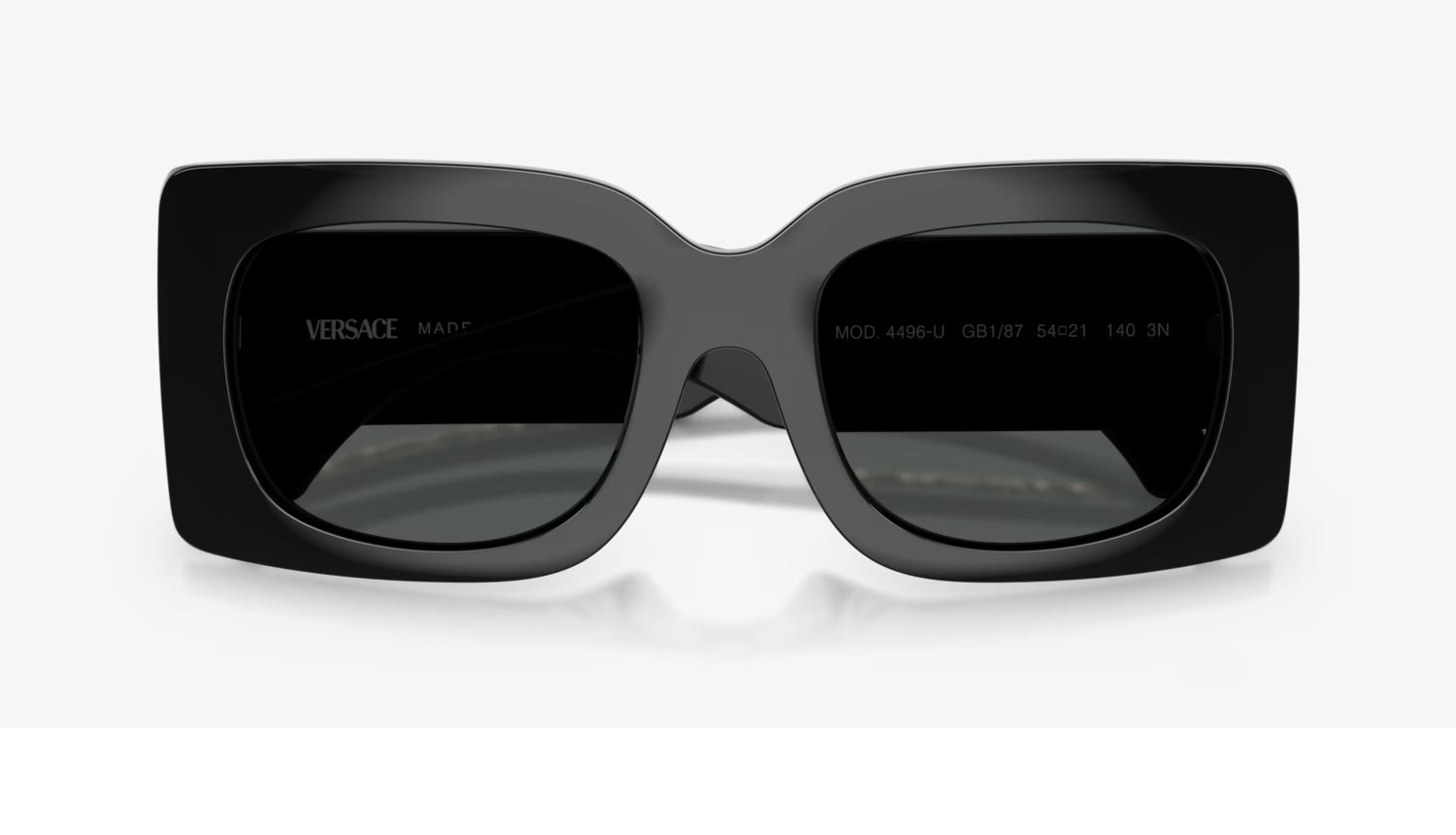Versace Sunglasses VE4496 GB187 54mm Black / Dark Grey Lens