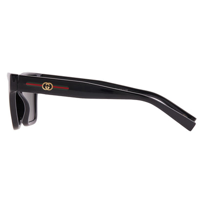 Gucci GG1982S 001 Sunglasses 53mm Black / Grey Solid Lens