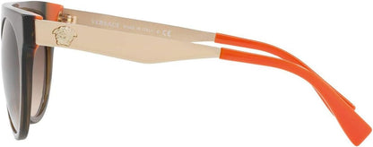 Versace Sunglasses VE4339 523513 55mm Transparent Green -Orange/Brown Gradient