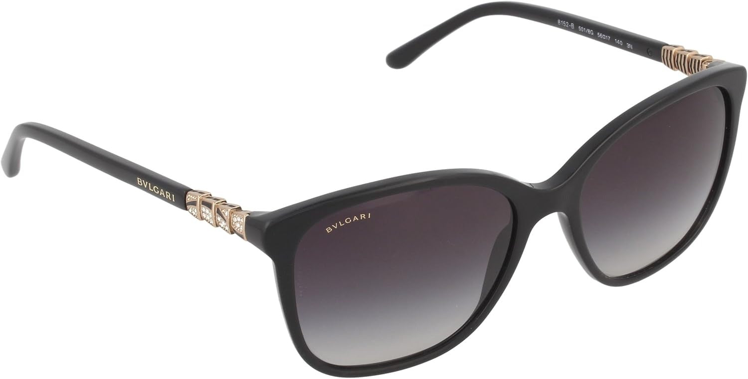Bvlgari Sunglasses BV8152B 501/8G 56mm Black / Grey Gradient Lens