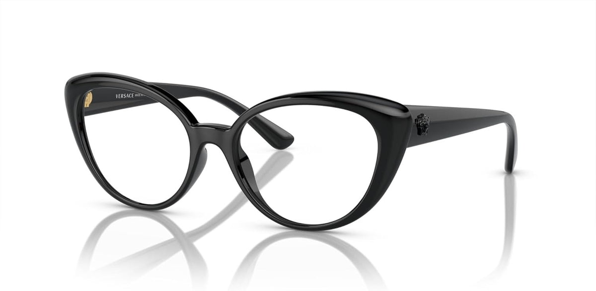Versace Eyeglasses VE3349U GB1 53mm Black / Demo Lens