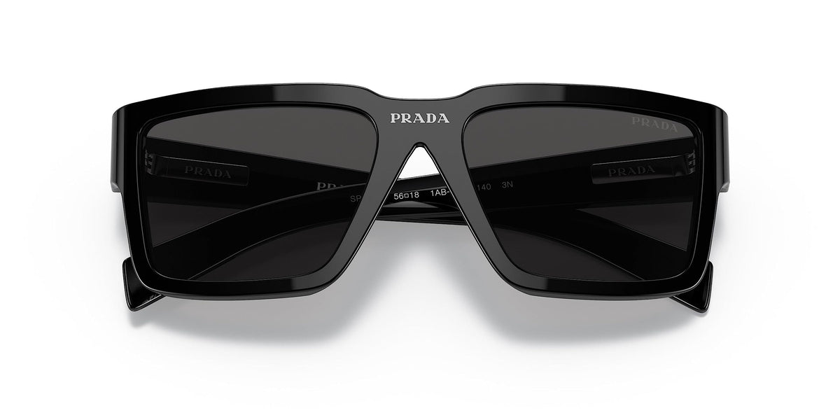 Prada Sunglasses PR9YS 1AB5S0 56mm Black / Dark Grey Lens