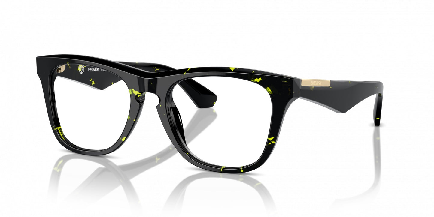 Burberry BE2409 4124 Eyeglasses 51mm Green Havana / Clear Demo Lens