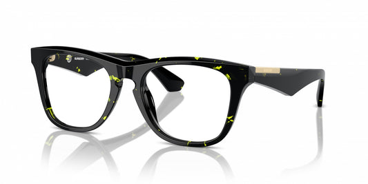 Burberry BE2409 4124 Eyeglasses 51mm Green Havana / Clear Demo Lens