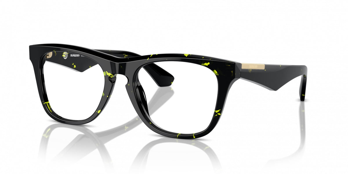 Burberry BE2409 4124 Eyeglasses 51mm Green Havana / Clear Demo Lens