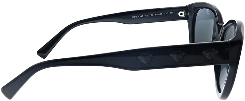 Versace Sunglasses VE4343 GB1/87 56mm Black / Grey Lens