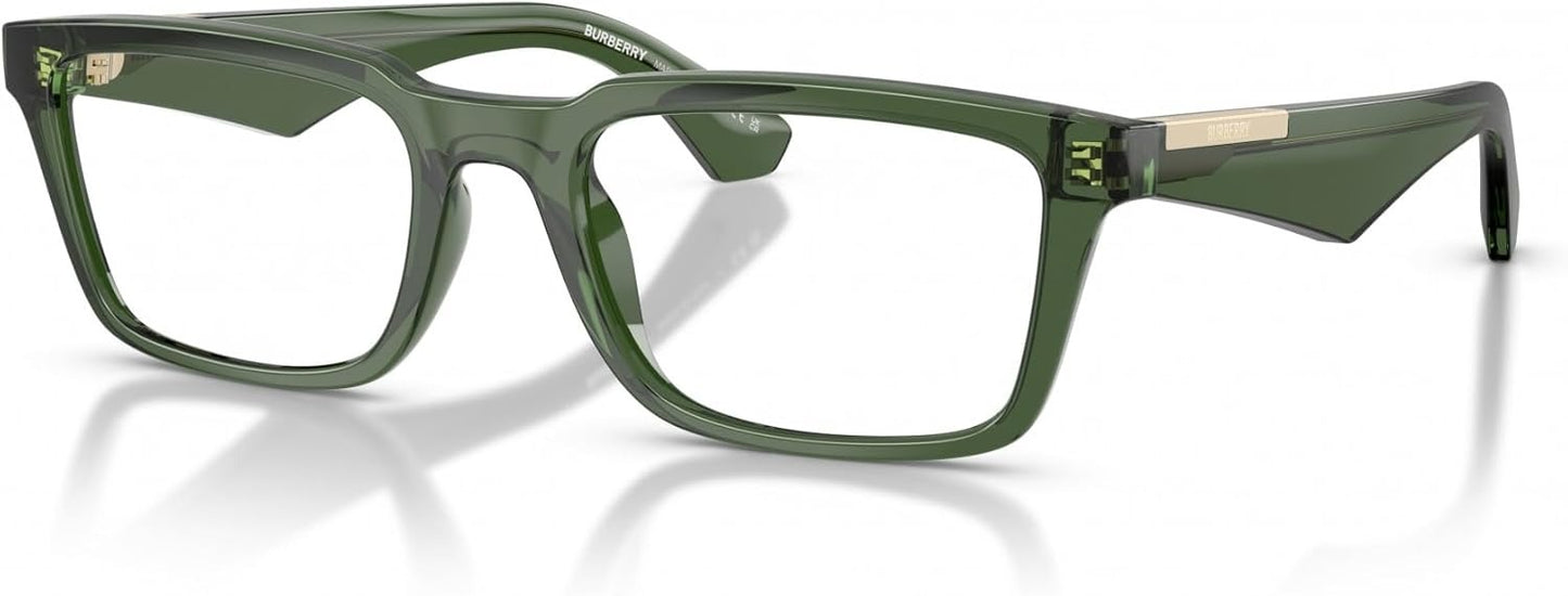 Burberry BE2428U 4174 Eyeglasses 54mm Green / Clear Demo Lens