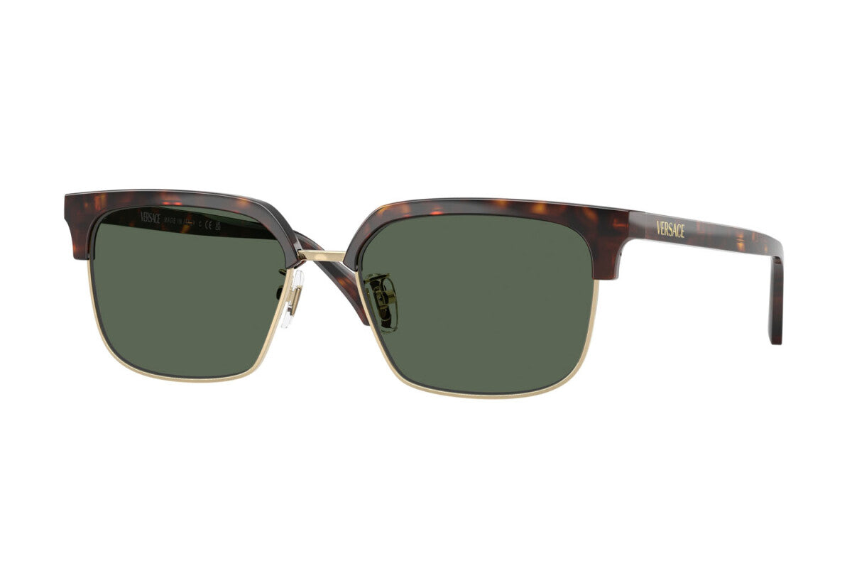 Versace Sunglasses VE4494D 10871 56mm Dark Havana / Dark Green Lens