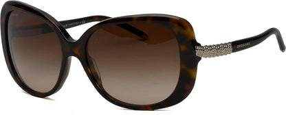 Bvlgari BV8105B 504/13 Sunglasses 59mm Dark Havana / Brown Gradient Lens