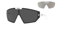 Versace Sunglasses VE4461 31487 47mm White / Dark Grey & Mirror Silver Lens