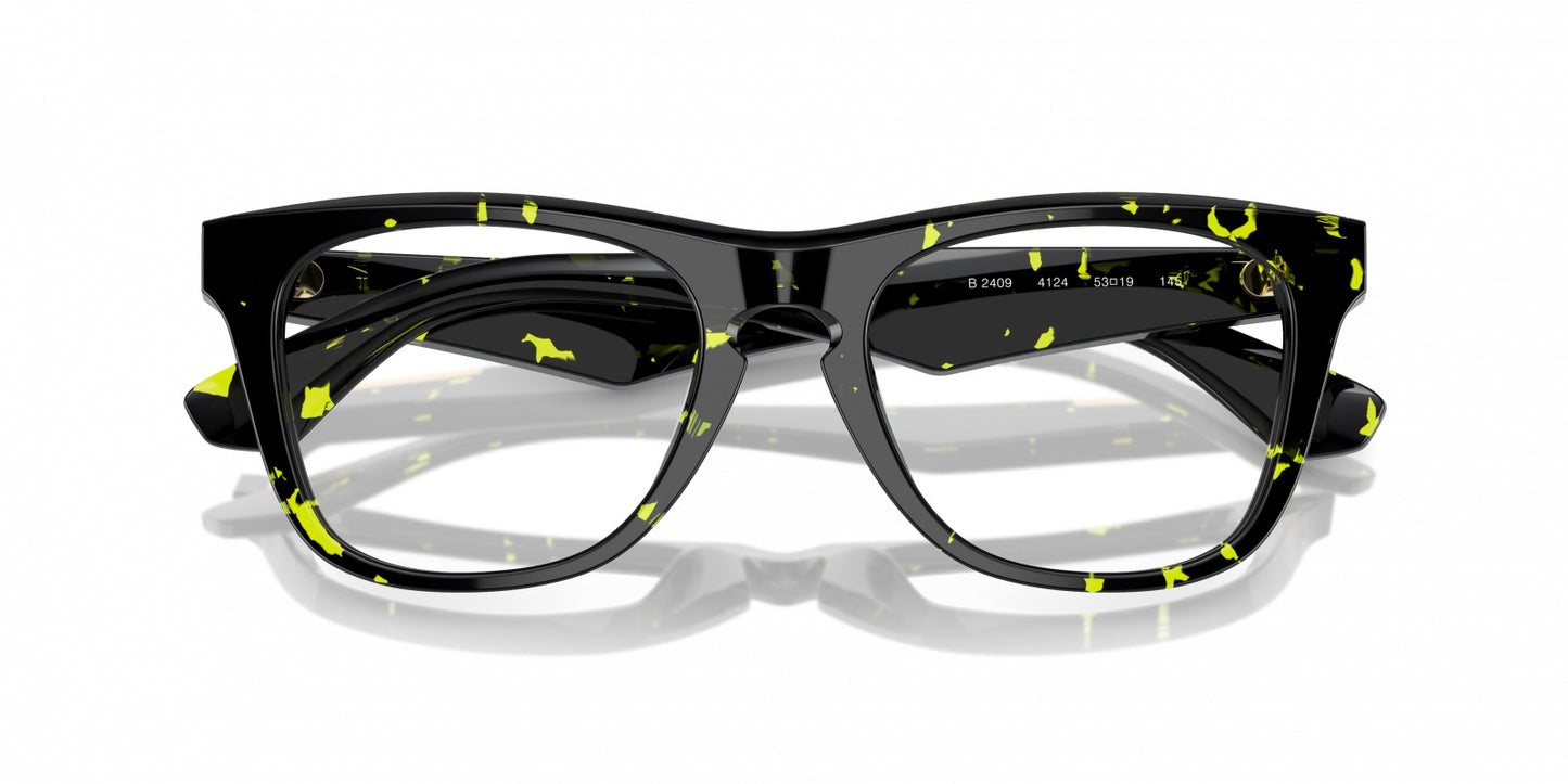 Burberry BE2409 4124 Eyeglasses 51mm Green Havana / Clear Demo Lens