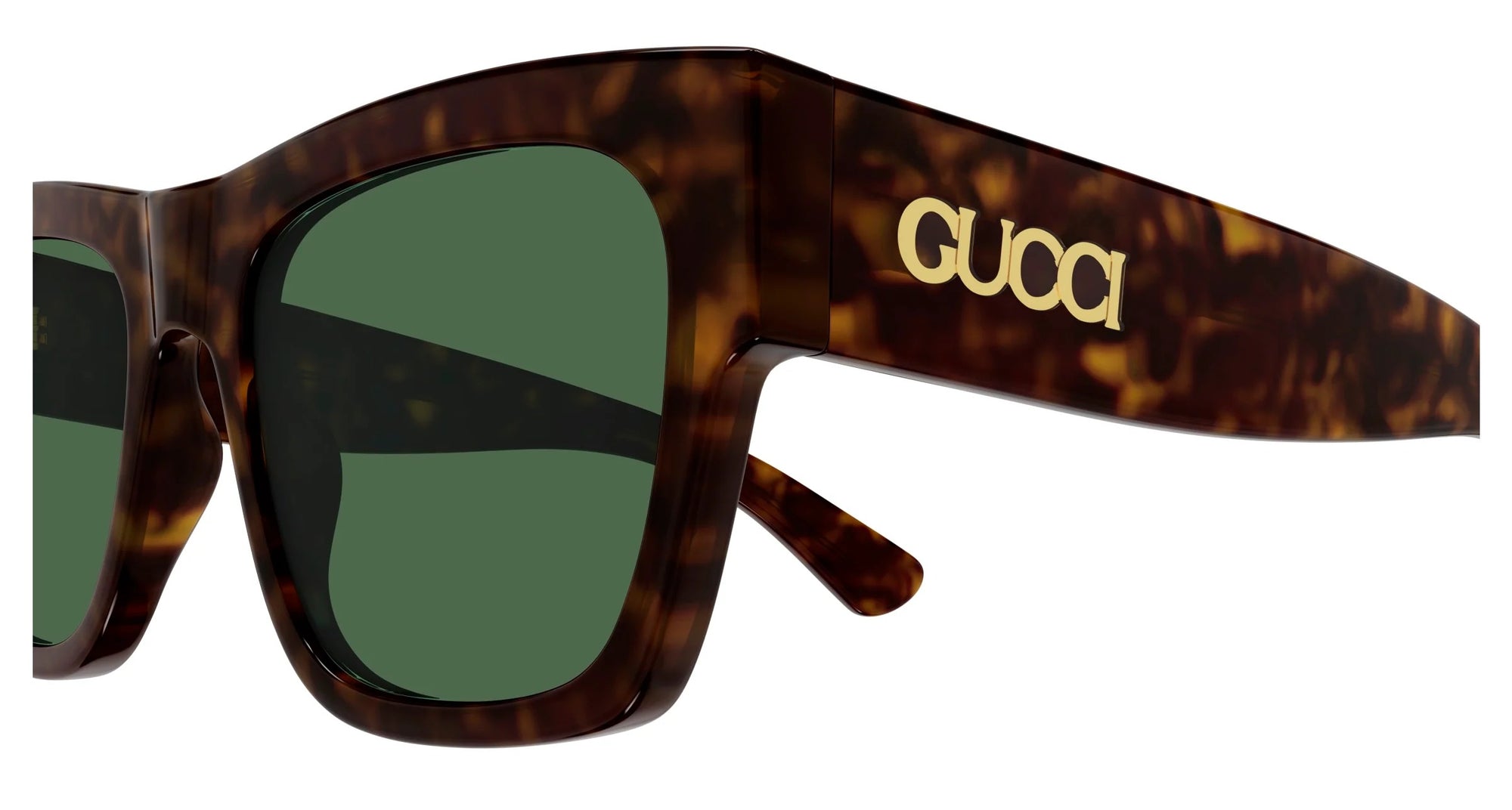 Gucci Sunglasses GG1793S 002 54mm Havana / Green Lens