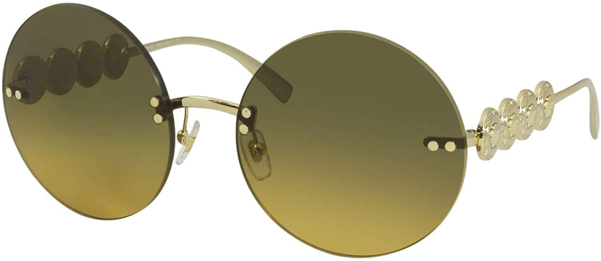 Versace Sunglasses VE2214 100218 59mm Gold / Orange Gradient Lt Green [59-18-135]