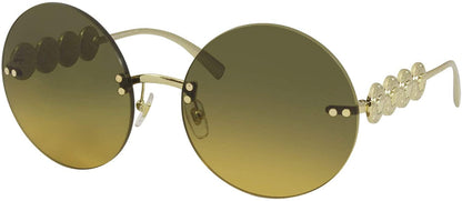 Versace Sunglasses VE2214 100218 59mm Gold / Orange Gradient Lt Green [59-18-135]