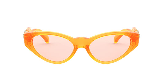 Versace Sunglasses VE4373 5311U8 Orange Transparent Fluo / Orange Fluo Lens