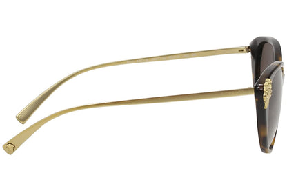 Versace Sunglasses VE4351B 5267/13 55mm Havana-Gold / Brown Gradient Lens