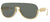 Versace Pilot Shield Sunglasses VE2215 100287 Gold / Grey Lens