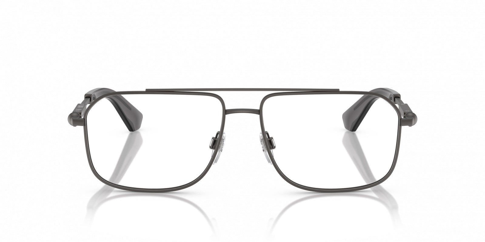 Burberry BE1391 1316 Rectangle Eyeglasses 58mm Grey / Clear Demo Lens