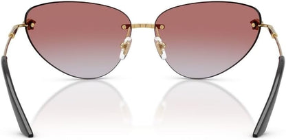 Versace Sunglasses VE2281 10026F 64mm Gold / Pink Gradient Pink Mirror Lens