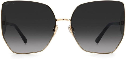 Jimmy Choo Sunglasses JC RIVER-S 2M29O 61mm Gold Black / Grey Gradient Lens