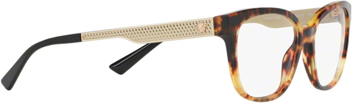 Versace Eyeglasses VE3240 5208 54mm Gold Havana / Demo Lens