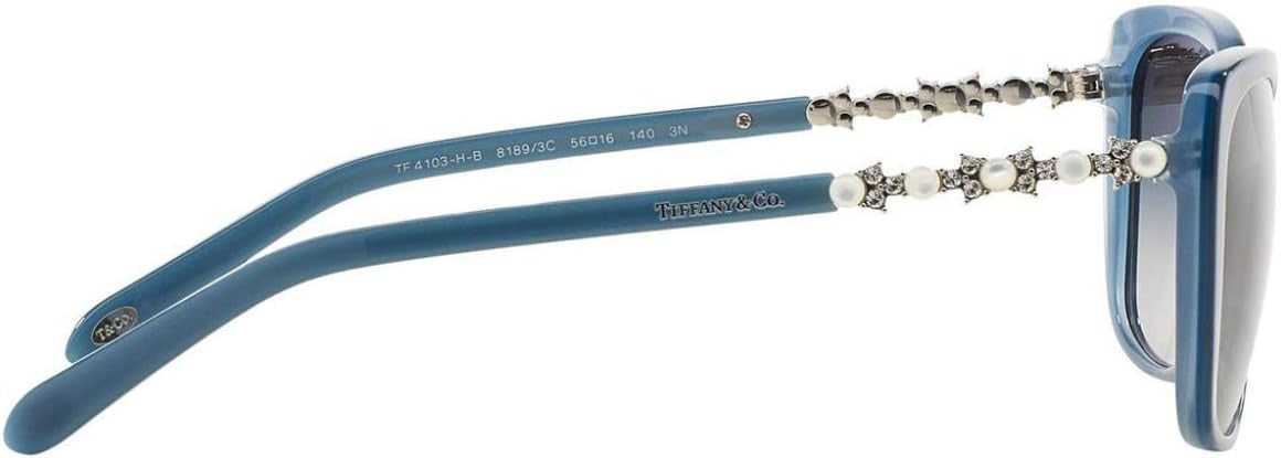 Tiffany &amp; Co Sunglasses TF4103HB 81893C 56mm Blue Pearl / Grey Gradient Lens