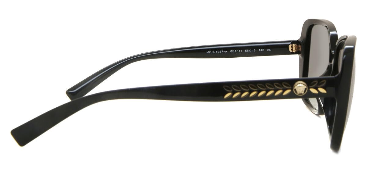 Versace Sunglasses VE4357A GB111 56mm Black / Light Grey Gradient Lens