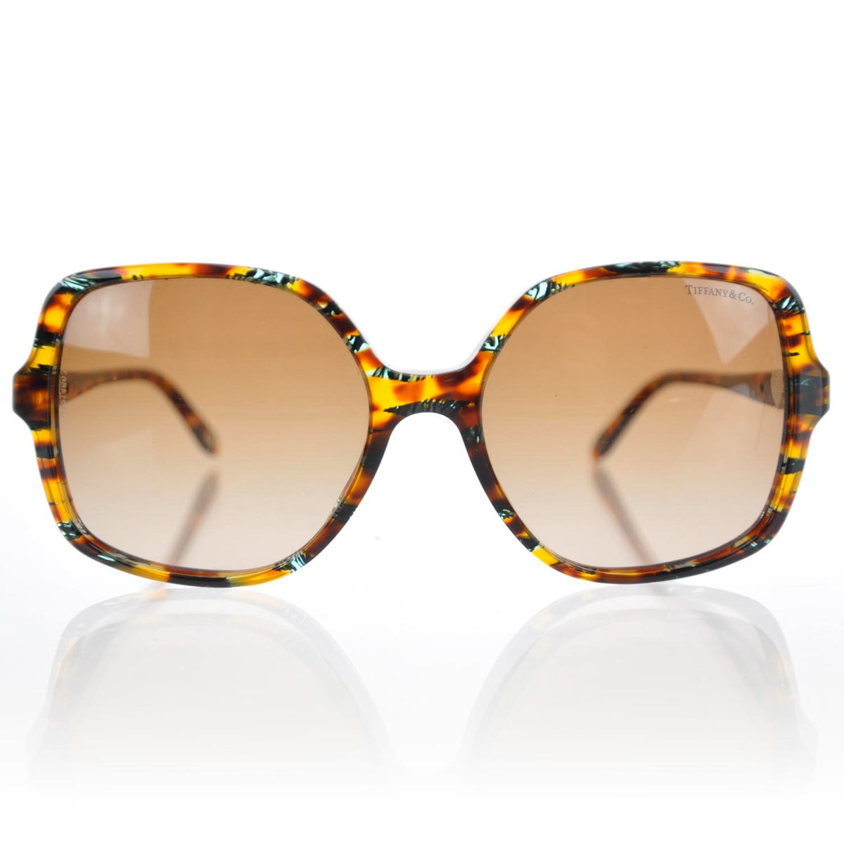 Tiffany &amp; Co Sunglasses TF4050 81143B 56mm Havana / Brown Lens