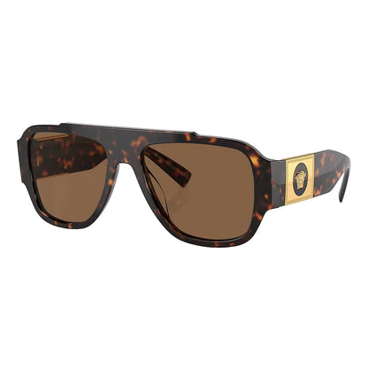 Versace Sunglasses VE4436U 10873 57mm Havana / Dark Brown Lens