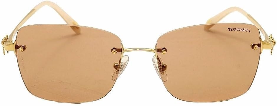 Tiffany & Co Sunglasses TF3045 60023G 56mm Gold / Brown Lens