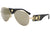 VERSACE Sunglasses VE2150Q 1002/5A Gold-Black / Brown Mirror Gold Lens