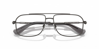 Burberry BE1391 1316 Rectangle Eyeglasses 58mm Grey / Clear Demo Lens