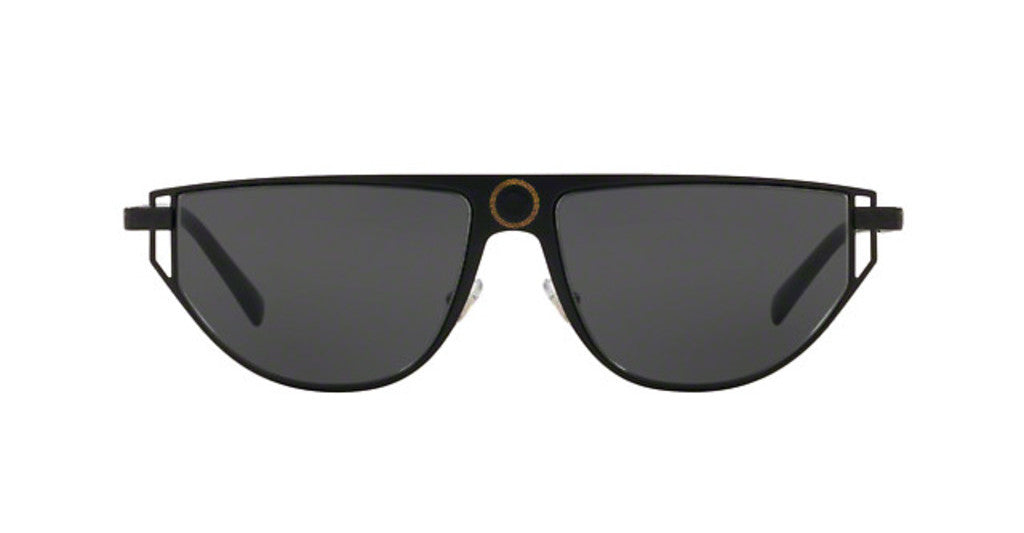 Versace Sunglasses VE2213 100987 57mm Matte Black / Grey Lens