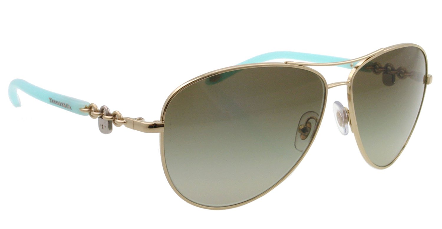 Tiffany & Co Sunglasses TF3034 60213M Gold / Brown Gradient Lens