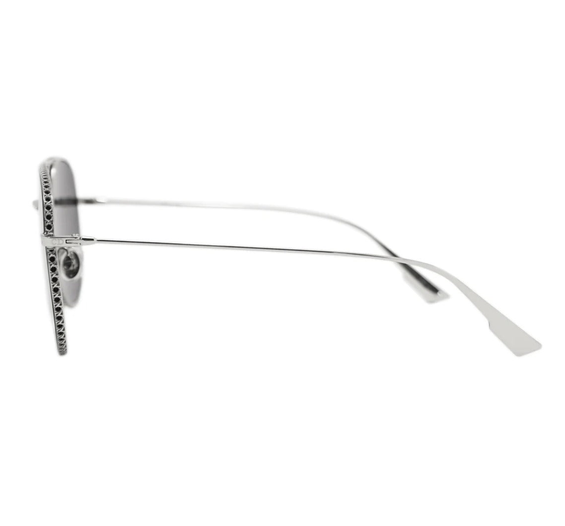 Dior Sunglasses DIORBYDIOR 0102K 60mm Palladium White Silver / Dark Grey Lens