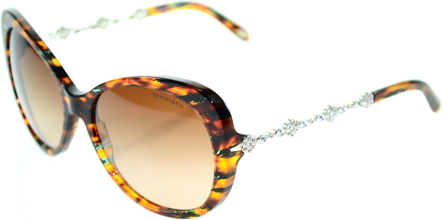 Tiffany & Co Sunglasses TF4053B 81143B 58mm Light Havana / Brown Gradient Lens